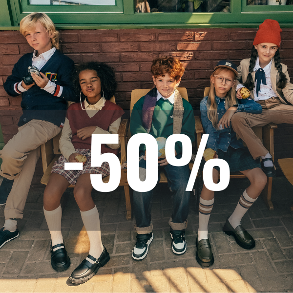 акция -50% на вторую пару детской обуви